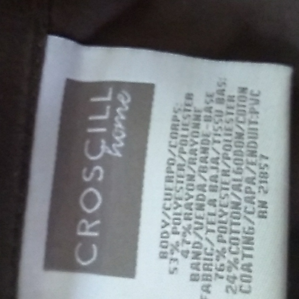 Croscill "Weimaraner" Grey King Flat Bed Sheet  EUC